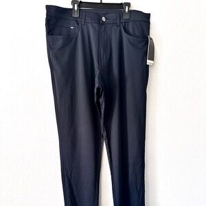NEW Leg3nd Tapered Comfort Stretch Legend Black Pants 34/32 Orig $65 Price tags